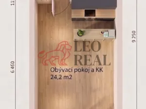 Pronájem bytu 1+kk, Slaný, Lázeňská, 37 m2
