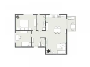 Pronájem bytu 3+kk, Bravantice, 86 m2