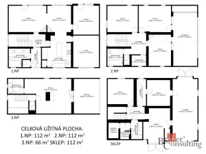 Prodej rodinného domu, Hodonice, 402 m2