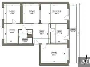 Prodej bytu 4+kk, Luhačovice, Zahradní čtvrť, 87 m2