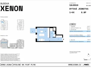 Prodej bytu 1+kk, Brno, Plynárenská, 26 m2