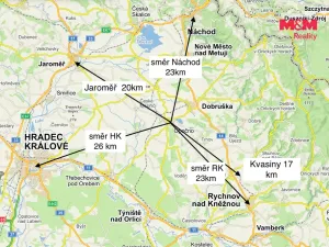 Pronájem bytu 2+kk, Opočno, Baštecká, 50 m2