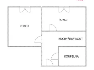 Pronájem bytu 1+1, Žamberk, Školská, 35 m2
