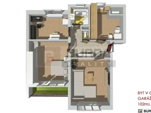 Prodej bytu 3+1, Kly, 102 m2