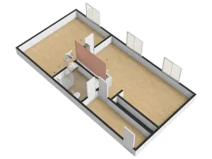 Pronájem bytu 2+kk, Praha - Žižkov, Jeseniova, 71 m2