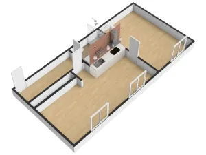 Pronájem bytu 2+kk, Praha - Žižkov, Jeseniova, 71 m2