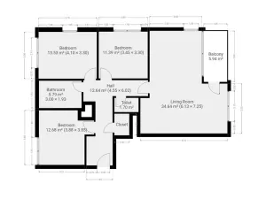 Pronájem bytu 4+kk, Praha - Strašnice, Nad vodovodem, 101 m2