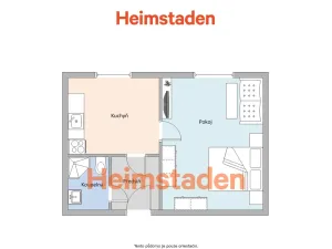 Pronájem bytu 1+1, Karviná - Hranice, Einsteinova, 26 m2