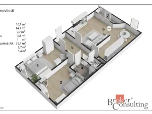 Prodej bytu 3+1, Lázně Bohdaneč, Za Školkou, 73 m2
