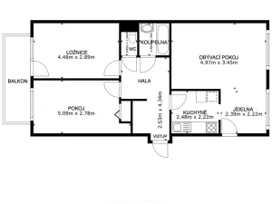Prodej bytu 3+1, Kounice, 82 m2