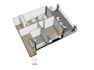 Pronájem bytu 2+kk, Brno, třída Generála Píky, 84 m2