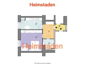 Pronájem bytu 1+1, Havířov - Město, Hlavní třída, 37 m2