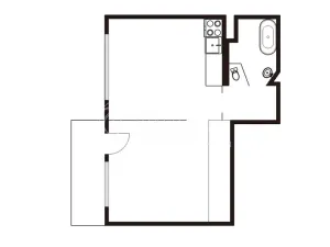 Pronájem bytu 2+kk, Milevsko, B. Němcové, 37 m2