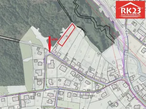 Prodej zahrady, Valy, 1072 m2