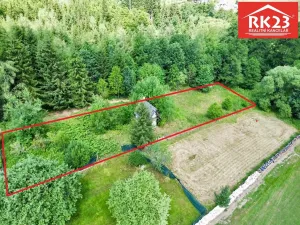 Prodej zahrady, Valy, 1072 m2