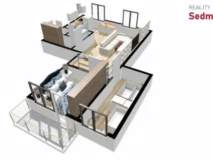 Prodej bytu 3+kk, Kuřim, U stadionu, 60 m2