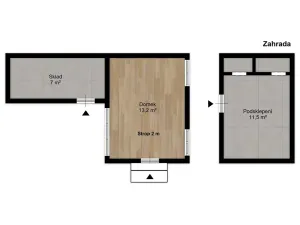 Prodej chaty, Načeradec, 75 m2