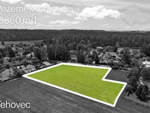Prodej pozemku pro bydlení, Tehovec, K Mýtu, 3860 m2
