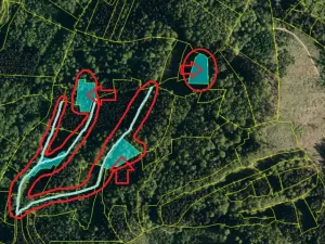 Prodej podílu lesa, Zděchov, 5288 m2