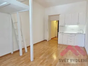 Pronájem bytu 1+kk, Praha - Vršovice, Kodaňská, 26 m2