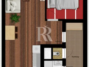 Prodej bytu 2+kk, Praha, Zelenohorská, 43 m2