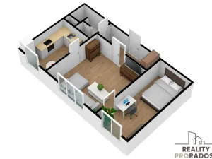 Prodej bytu 2+1, Ostrava, Jaroslava Misky, 44 m2