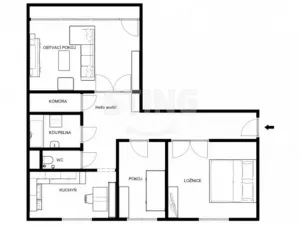 Pronájem bytu 3+1, Ostrava, Jugoslávská, 70 m2