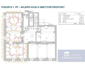Prodej bytu 2+kk, Praha - Libeň, Kotlaska, 44 m2