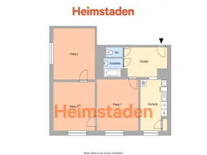 Pronájem bytu 3+1, Havířov - Město, Nerudova, 76 m2