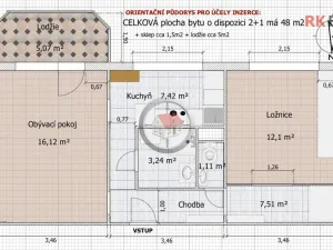 Pronájem bytu 2+1, Třebíč - Nové Dvory, Mládežnická, 55 m2