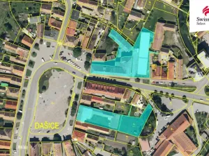 Prodej obchodního prostoru, Dašice, náměstí T. G. Masaryka, 3100 m2
