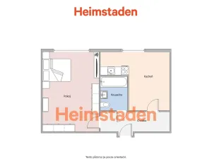 Pronájem bytu 1+1, Orlová - Poruba, Hornická, 30 m2