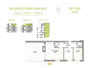 Prodej bytu 3+kk, Brno, Jerlínová, 71 m2