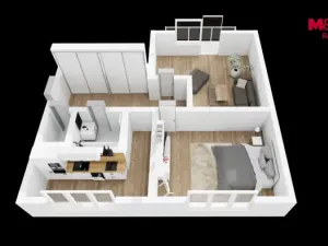 Pronájem bytu 3+1, Heřmanův Městec, U Bažantnice, 56 m2