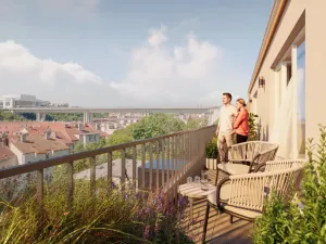 Prodej atypického bytu, Praha, Bělehradská, 72 m2