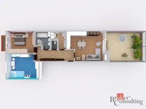 Prodej bytu 3+kk, Břeclav, Seniorů, 75 m2