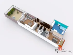 Prodej bytu 3+kk, Břeclav, Seniorů, 75 m2