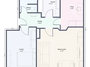 Prodej bytu 3+1, Chrášťany, 66 m2