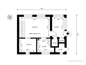 Prodej chaty, Chyňava, 58 m2