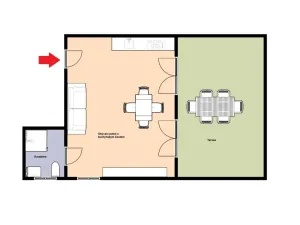Pronájem bytu 1+kk, Vojkovice, 65 m2