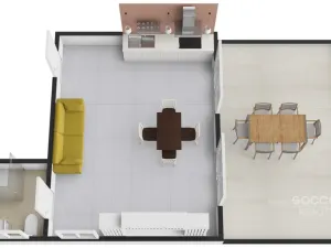 Pronájem bytu 1+kk, Vojkovice, 65 m2