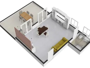 Pronájem bytu 1+kk, Vojkovice, 65 m2