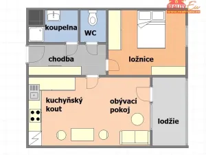 Pronájem bytu 2+kk, Jaroměř - Pražské Předměstí, Josefa Šímy, 60 m2