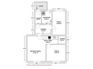 Prodej bytu 3+kk, Ostrava - Přívoz, Žofie Podlipské, 72 m2