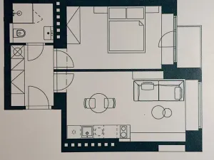Pronájem bytu 2+kk, Praha - Žižkov, Sudoměřská, 47 m2