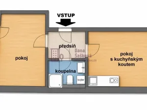 Pronájem bytu 2+kk, Jindřichův Hradec - Jindřichův Hradec III, Na Piketě, 35 m2
