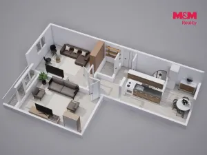 Prodej bytu 2+1, Ústí nad Labem - Neštěmice, Seifertova, 61 m2