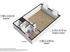 Prodej bytu 1+kk, Ústí nad Labem, Spartakiádní, 31 m2
