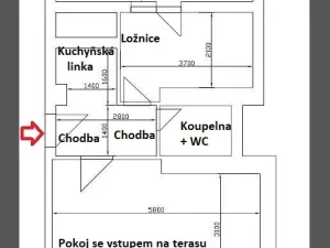 Pronájem bytu 3+kk, Praha, Ve struhách, 58 m2