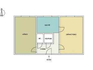 Prodej bytu 2+1, Žacléř, K. Čapka, 53 m2